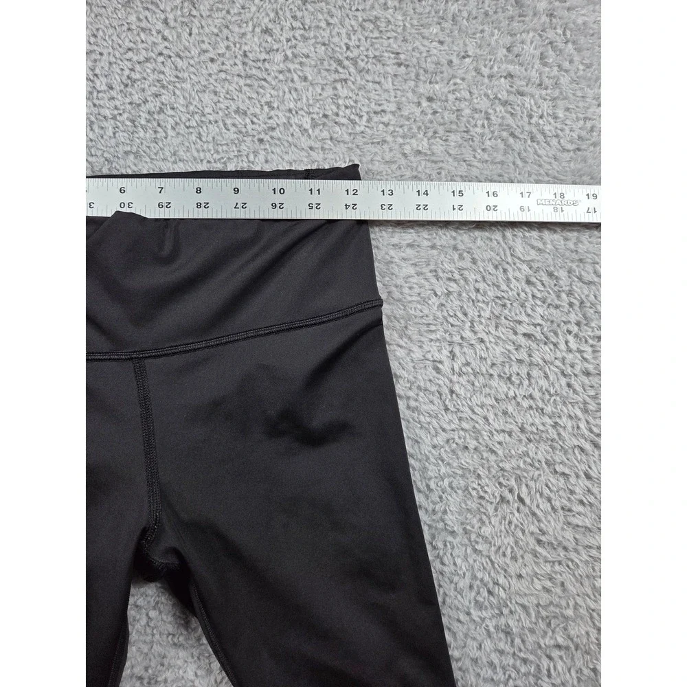 Athleta Leggings XS Black Womens Crop Athletic Zipper Pocket Sporty Workout